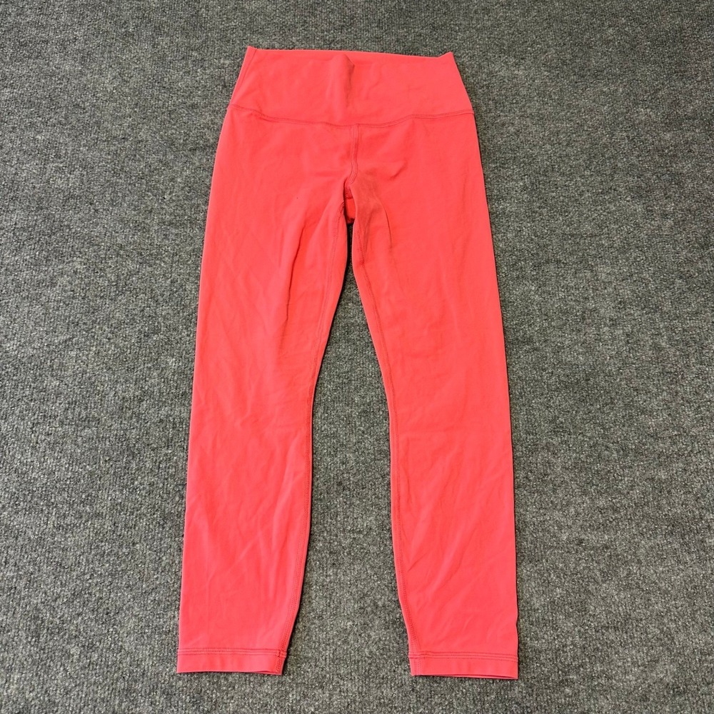 Athleta Leggings Womens Size M Pink Transcend 7/8 Tight High Rise Yoga Athletic